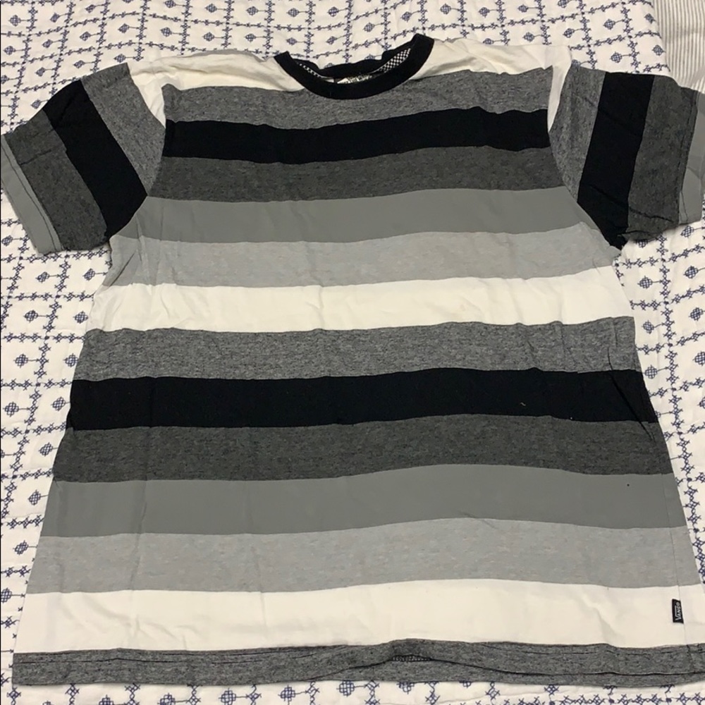 Striped Vans skate T-shirt size large men’s